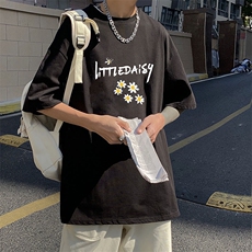 DX17068-P20纯棉短袖t恤男大码半袖打底衫宽松体恤衫港风，男装T恤，电商A040