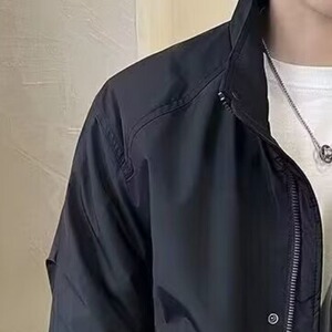 网图现货秋款立领男工装横条防水双层内里潮流外套夹克RT810-P68图片