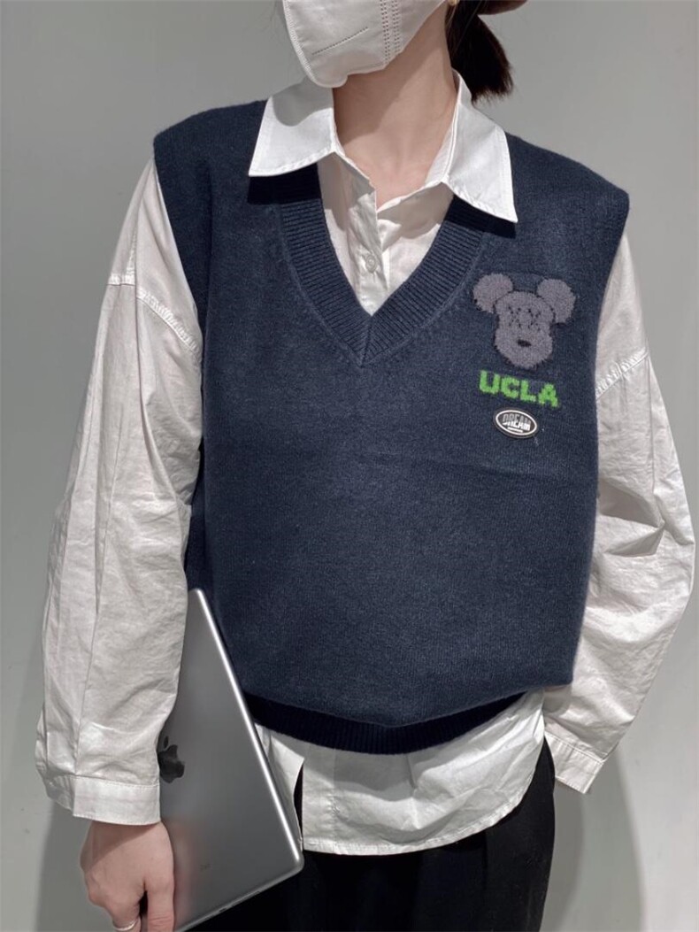 米奇马甲，女装马甲，驿谷