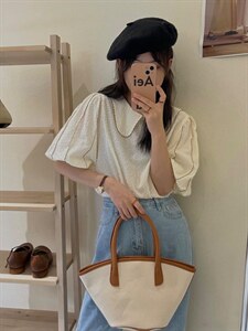 韩系小衫～上新图片