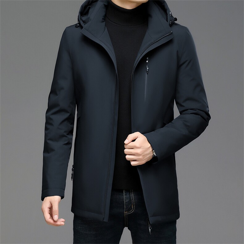 BAMJ-852钱塘2020-2秋冬季厚款中年男士商务休闲简约外套P275,男装夹克,钱塘207-2