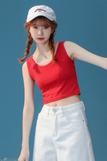 中性运动无袖背心女夏外穿抹胸吊带内搭短款上衣BX601P18控28，男装背心/马甲，电商A268