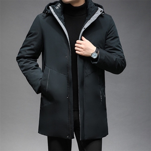 冬季脱卸内胆羽绒服休闲中年男拆卸帽外套爸爸装GSNA21587-P235,男装羽绒服,电商B212（原钱塘6029）