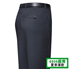 CY9909钱塘2020-2高品质中老年休闲西裤男装宽松直筒裤高腰P33，男装休闲裤，钱塘207-2