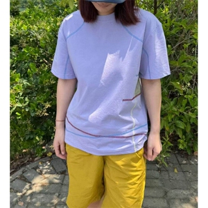 网图！多巴胺明线运动短袖男女同款速干凉感T恤-EX50950-特批32图片