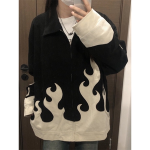 【有货】火焰灯芯绒外套男高级感美式夹克JK7801LL-特P70图片