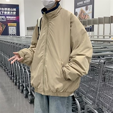 美式复古外套男春秋新款设计感小众高街潮牌宽松休闲工装夹克，男装夹克，星座716-2