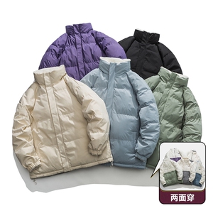 主推十万现货韩版羊羔毛拼接图案保暖摇粒绒棉衣外套MY9073-P80图片