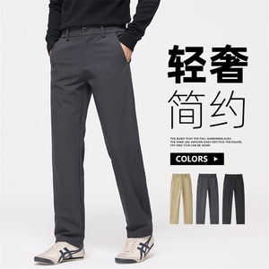 2025秋冬新款休闲裤直筒修身时尚百搭商务西裤男裤子男Z2613-P45图片