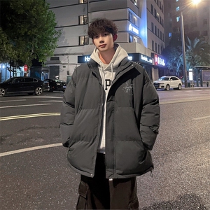 外景冬季重磅小众加厚面包服男宽松保暖棉衣立领外套MF00433/P90图片