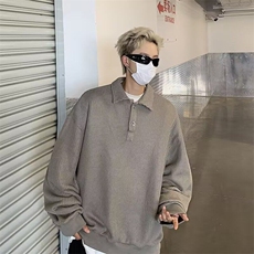 针织衫男士韩版潮流高街帅气衬衫领帅气2024冬季ins毛衣MZ568-P57，男装针织衫/毛衣，星座412-3
