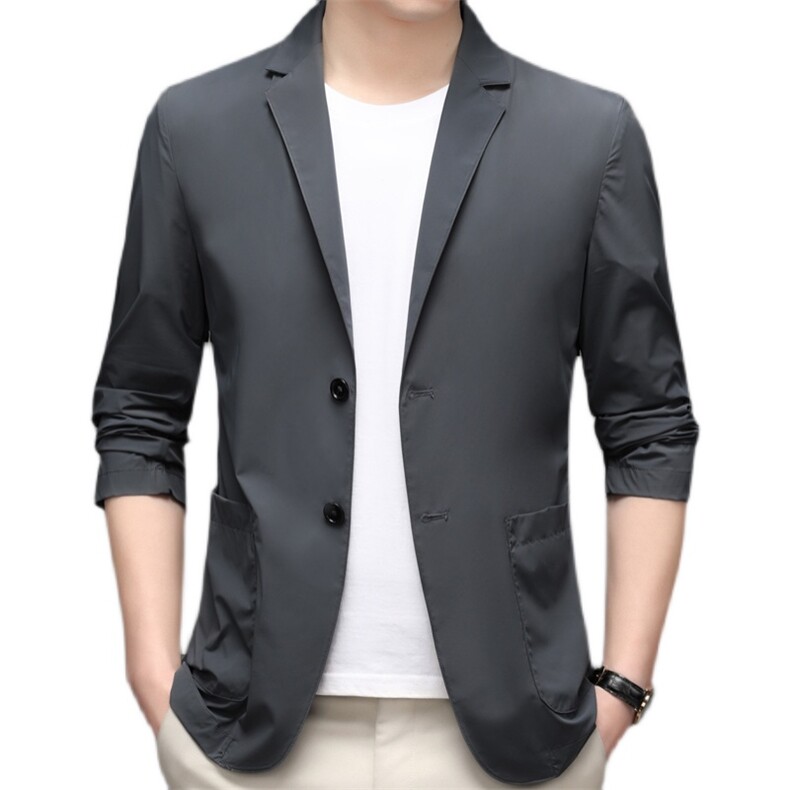D2118夏季男士户外防晒衣皮肤衣长袖休闲西服外套超薄防晒服P138,男装西服,电商B360