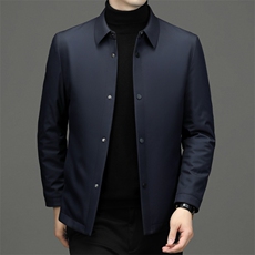 中年男新款冬季加厚羽绒服爸爸冬装90%白鹅绒外套BL82238-P175，男装羽绒服，星座1105-3