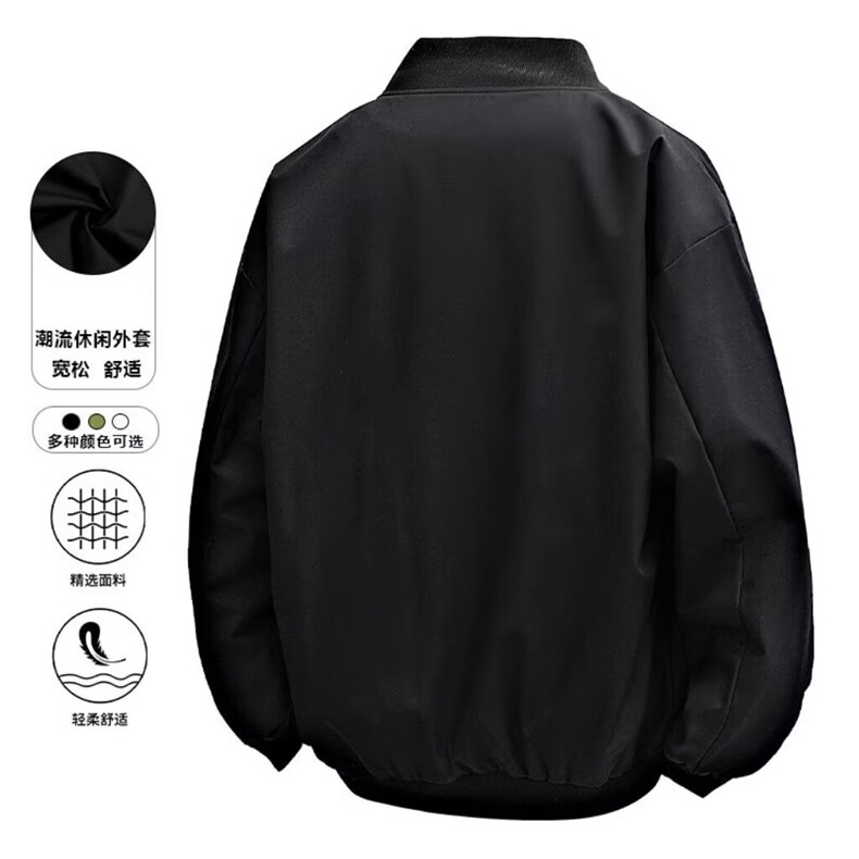 W10190-P50网图现货美式高街vibe潮牌夹克外套棒球服上衣,男装夹克,星座1608