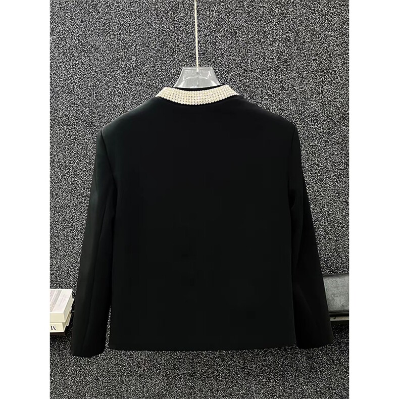 网图高级感小香风重工镶钻垫肩圆领西装外套男XZ17P128,男装西服套装,星座512-1（原513-3）