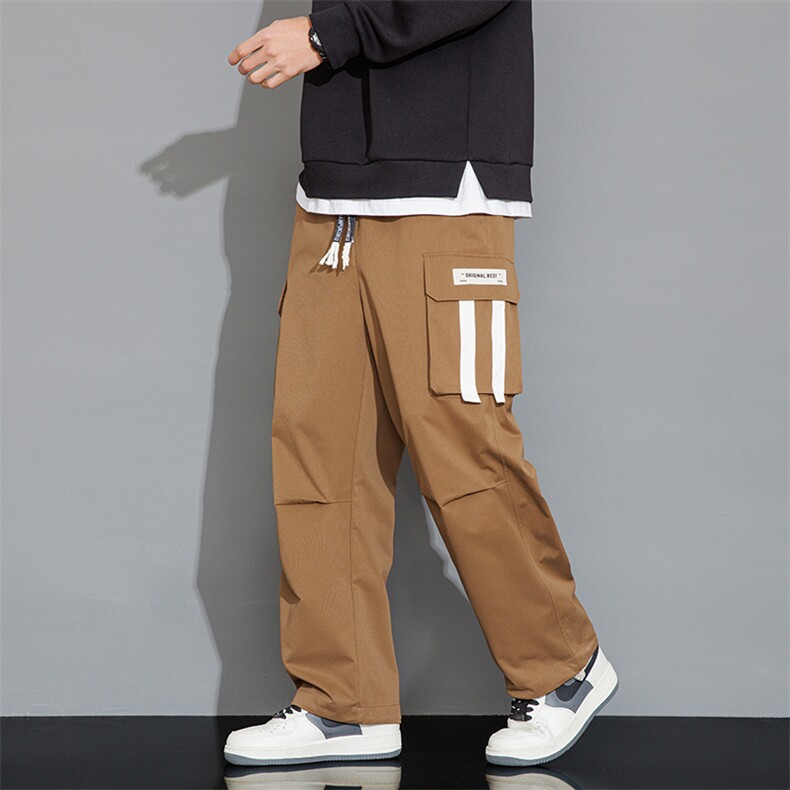 新款黑色工装裤男士春秋款A068-JSK204-TP48,男装工装外套,电商A068