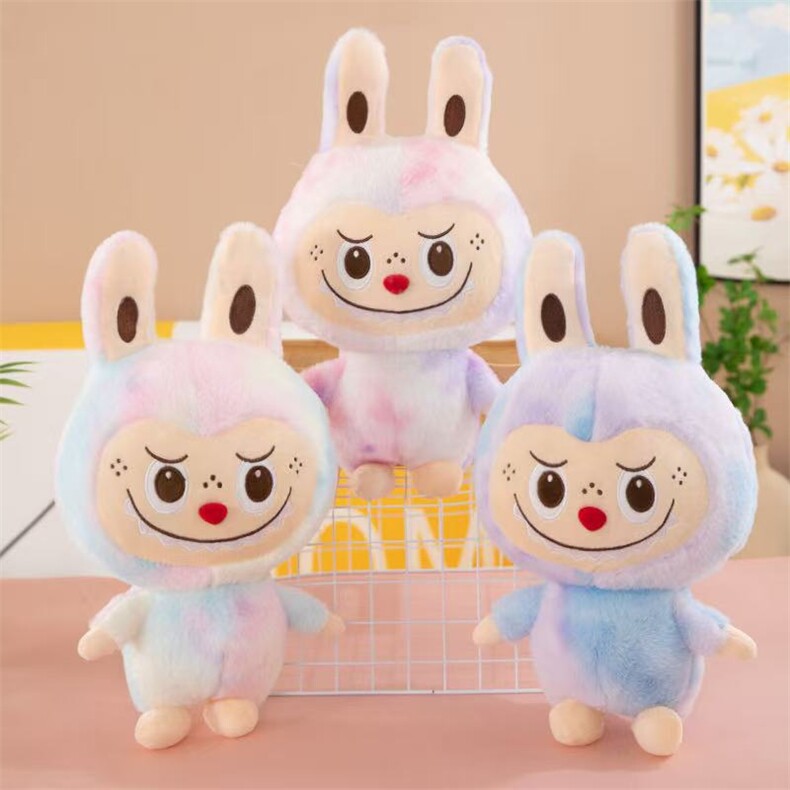 扎染拉布布，盛焱毛绒玩具