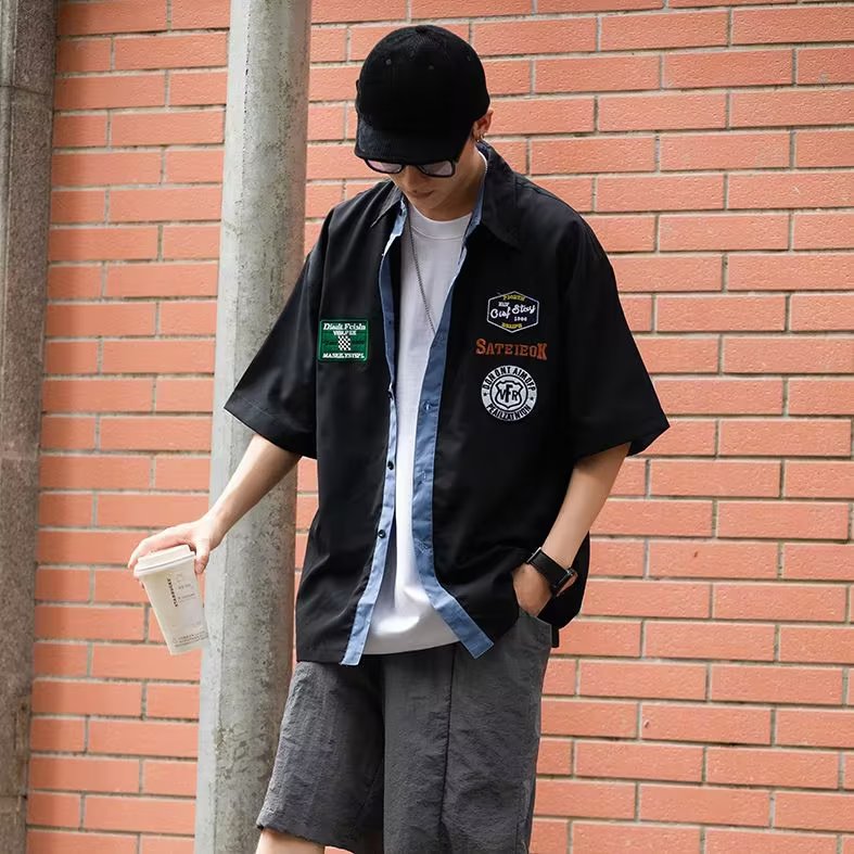 夏季短袖衬衫C322P34,男装衬衫,星座1116-2