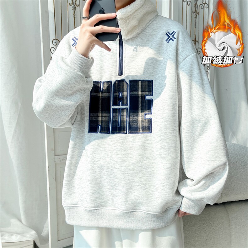 2024 冬季新款 旋律风车大码绣花加绒卫衣M-5X HW24953-P60图片