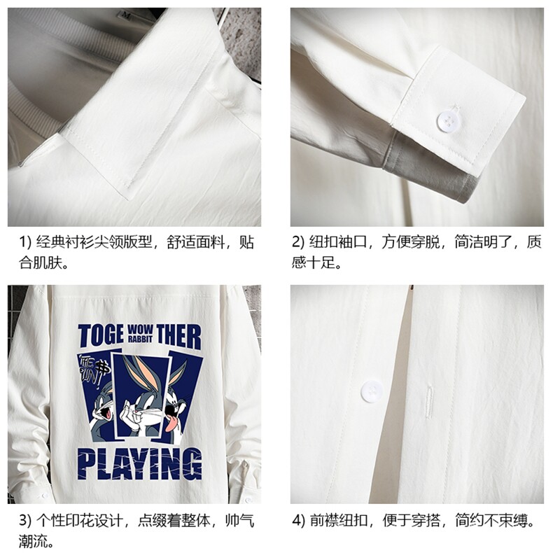 CS15234-P38长袖衬衫男士大码宽松衬衣男寸衫网格,男装衬衫,电商A040A