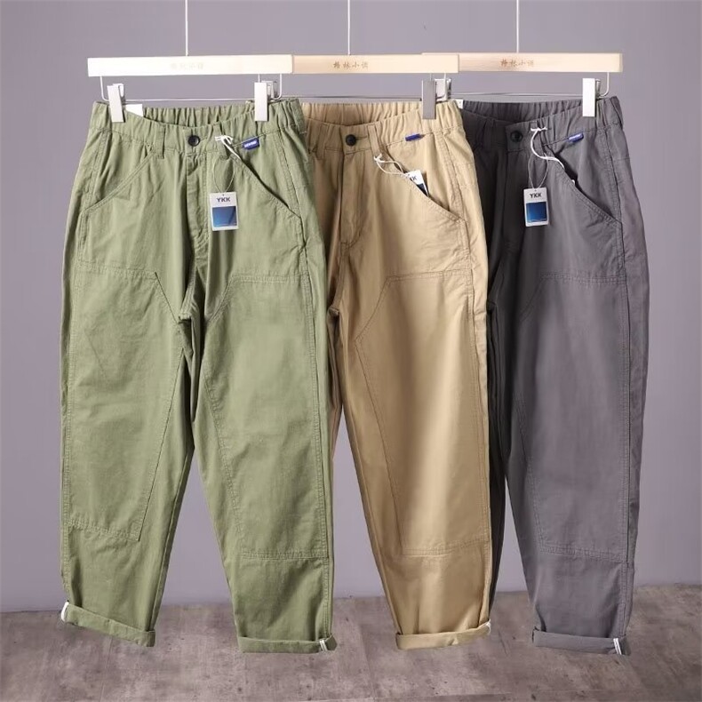 休闲裤宽松型潮流新款长裤时尚潮口袋装饰秋季男工装裤MK1787P50，男装工装外套，星座1013-5