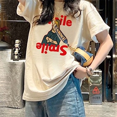 大板型短袖T恤女夏天2024年新款休闲内搭宽松白色小众上衣，女装T恤，初闻兮