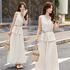 2026年夏季法式淑女气质BAO款新款两件套裙子，女装套装/套裙，依如秀(原杭风阁)