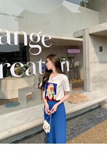 【现货】胶印T恤，女装T恤，欧尼蒂