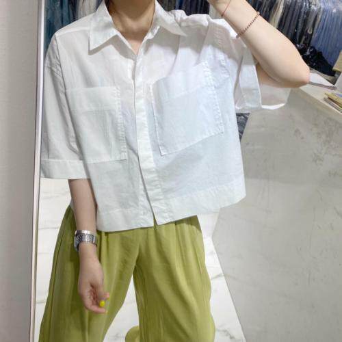 夏季新款Polo短款衬衣,女装,不凡