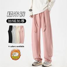 冬季青少年糯米裤男cleanfit弯刀裤休闲裤K1180J加绒-特P60控108，男装卫衣，电商A001