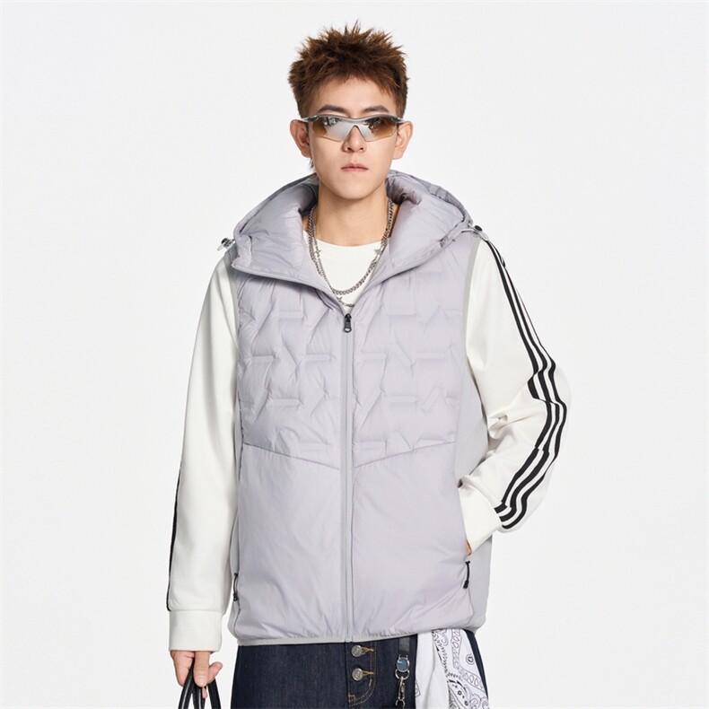 美式内搭外穿开衫连帽轻薄保暖羽绒马甲XZ309Y95653P98,男装棉衣,星座309（原A406）
