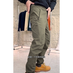 (网图慎用) 特批P35无差价凉感冰丝休闲防泼水速干休闲裤男K5970B图片
