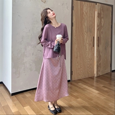 现货！新款26春吊带连衣裙套装针织外披2D044-2713-P160-K258，女装套装/套裙，2D044