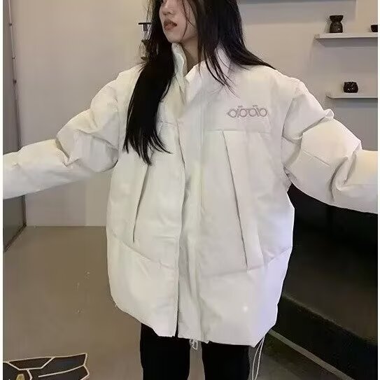 2025新款冬季纯色棉服立领拉链可拆卸宽松棉衣加厚外套情侣男女,男装棉衣,星座506A