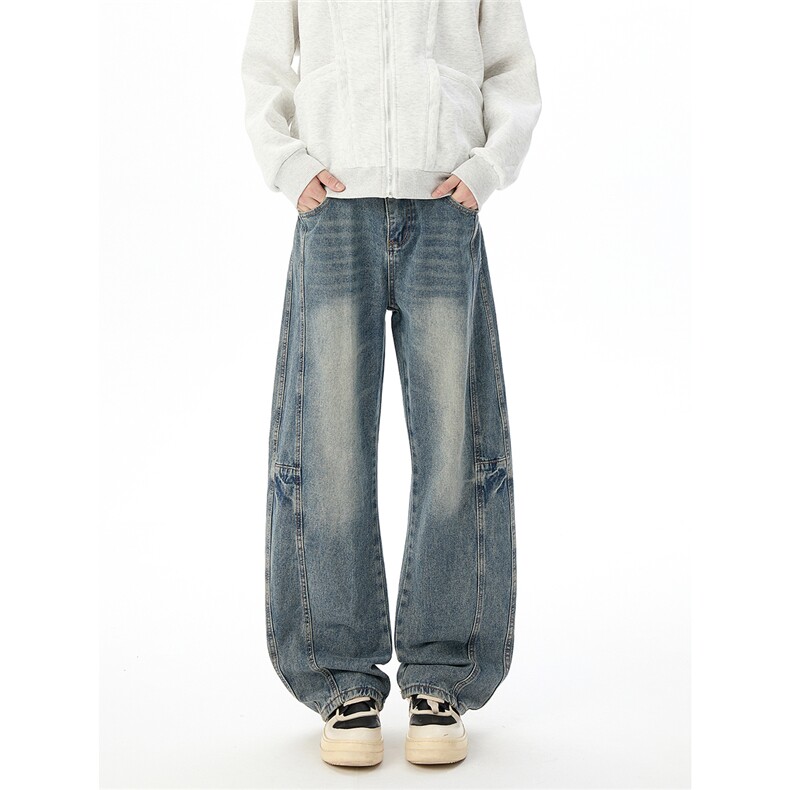 C315-W928特P主推马骝扎花拼接高质量弯刀牛仔裤(特P45强88)2图片