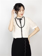 【现货】2022夏季新款波点小衫，其它，依一秀水