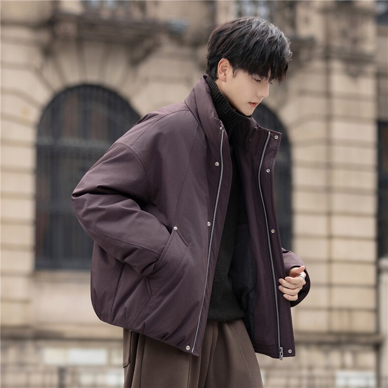 设计师款羽绒服夹克男冬装新款极简风防寒羽绒外套2599-P350控668,男装夹克,电商A355（原A415）