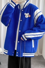 冬款加棉加厚棉服徽章饰品潮棒球服棉衣外套男士8125-P120控价158，男装棉衣，电商A441-1