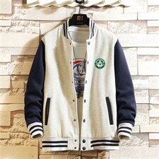 2025秋季新款棒球服卫衣夹克男女上衣外套XZ102A-4-Q8952-P55，男装夹克，星座211-2