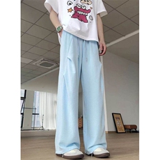 网图！纯色百搭皱褶美式速干夏季休闲裤-EX50802-特批25，男装休闲裤，电商A061