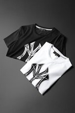 D215/29230#欧洲站系列新款夏装休闲丝光潮流男士短袖T恤，男装T恤，电商D320(原D215)