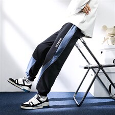 7XL-M加肥加大码港风卫裤男2023春夏季新款胖子休闲束脚裤控价79，男装休闲裤，钱塘717(原712)