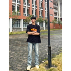 无限循环像素游戏胶印短袖T恤男女同款DX526LL-特P28，男装T恤，星座1007（原301D）