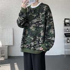 WY10177-特P38美式复古迷彩卫衣内搭男女宽松休闲百搭高级感上衣，男装卫衣，电商A059