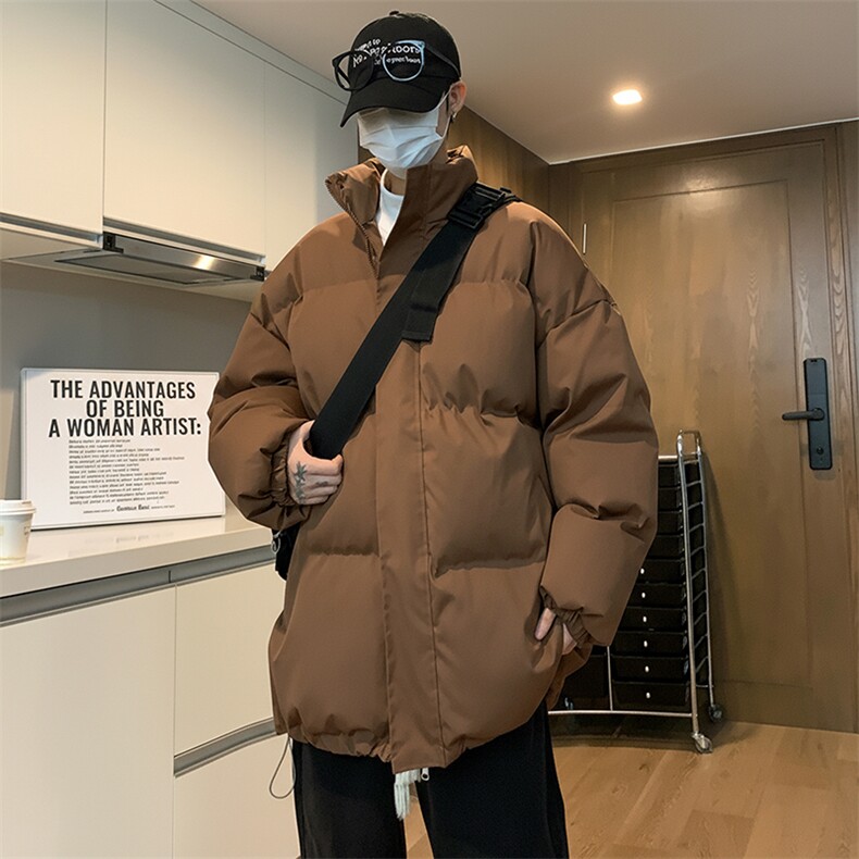 现货高品质美式高街冬季重磅三防加厚羽绒棉衣厚外套面包棉服,男装棉衣,电商A486-1