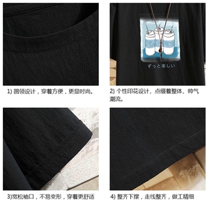 YT26148-P30 亚短袖t恤男大码五分袖男宽松七分袖 砖墙挂拍图片