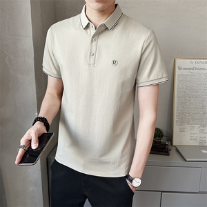 潮牌翻领Polo衫短袖T恤男士夏季新款韩版潮流体恤上衣PL88050-P58图片