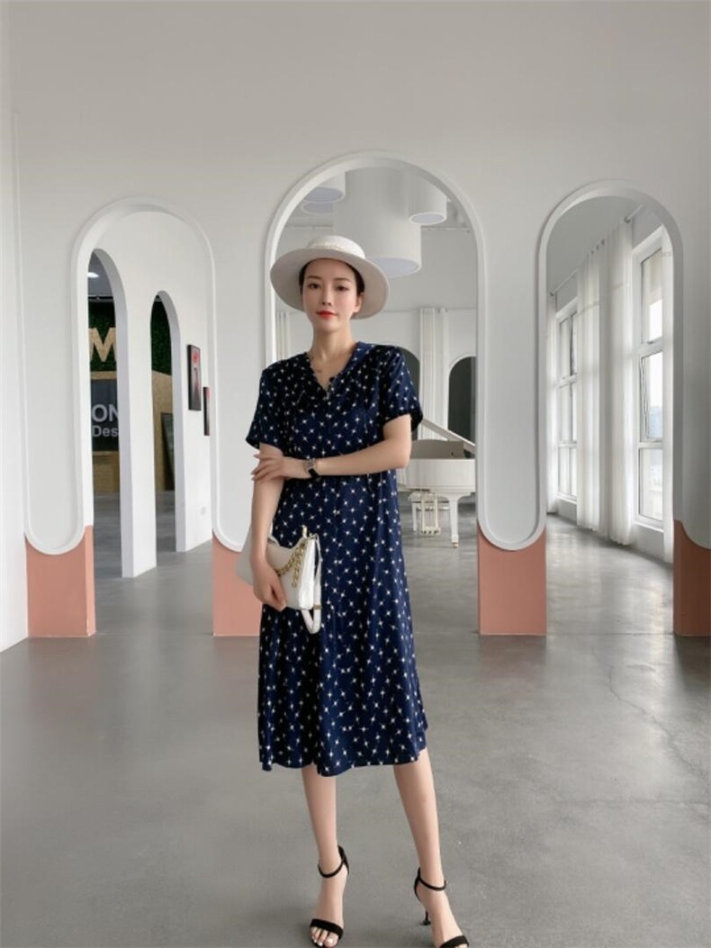 【现货】夏季新款韩版宽松带帽显瘦连衣裙，女装连衣裙，名怡