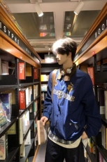 cleanfit哈灵顿外套男款春季潮牌美式复古撞色翻领底特律工装夹克，男装夹克，星座218-8