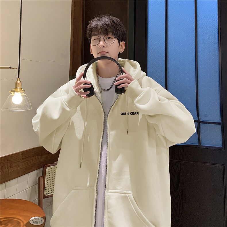 美式全棉400克连帽开衫宽松百搭休闲卫衣同步常规KS502-P50,男装卫衣,星座610B-1